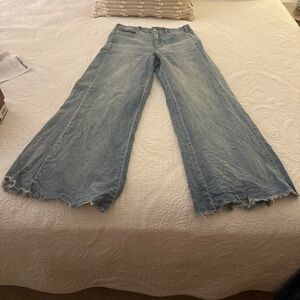 Pilcro Light Denim Flare Jeans